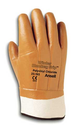 Winter Monkey Grip w/ Safety Cuff/Smooth Texture - Gloves